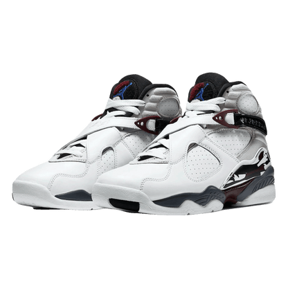 Nike Air Jordan 8 Retro White Burgundy (W) Side
