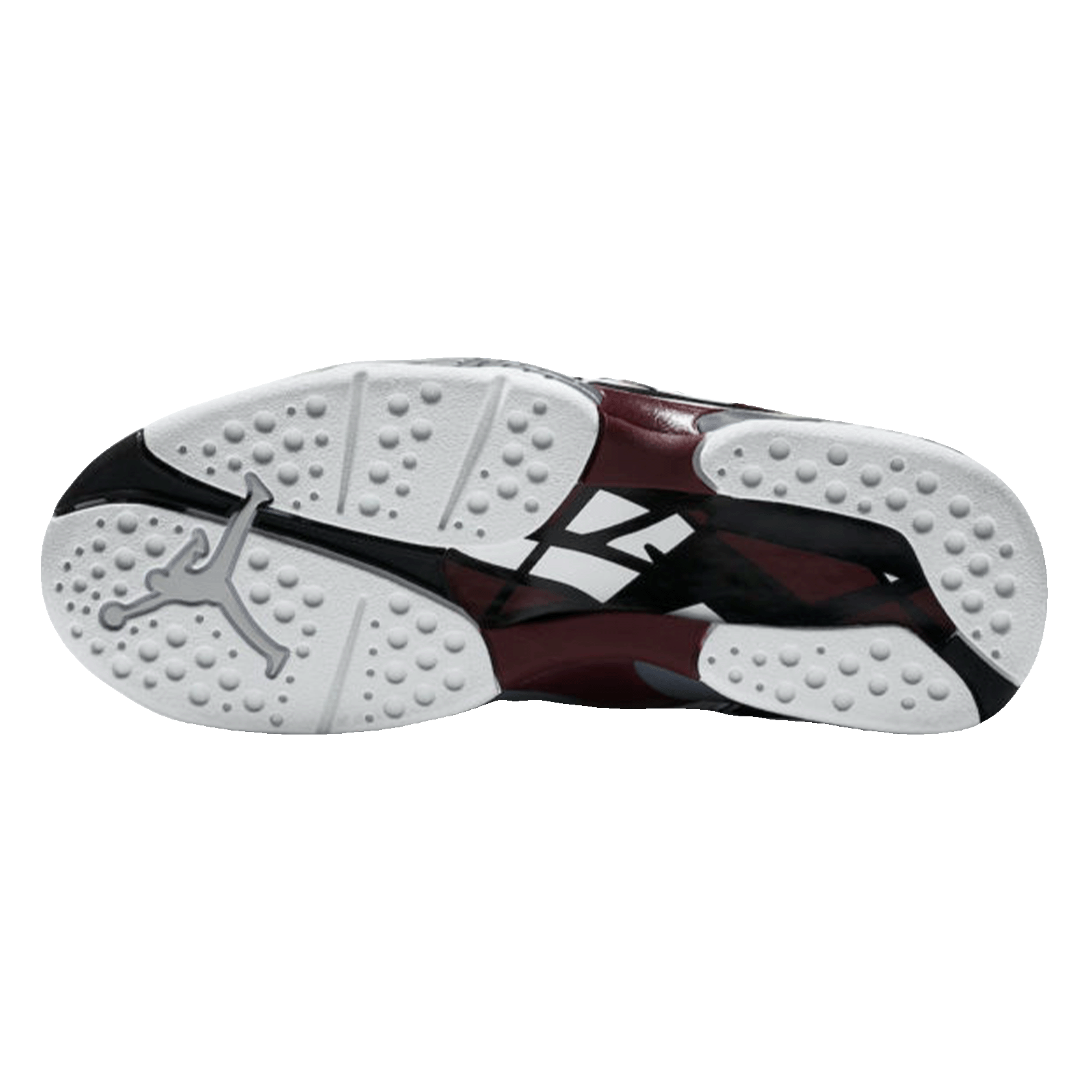 Nike Air Jordan 8 Retro White Burgundy (W) Sohle