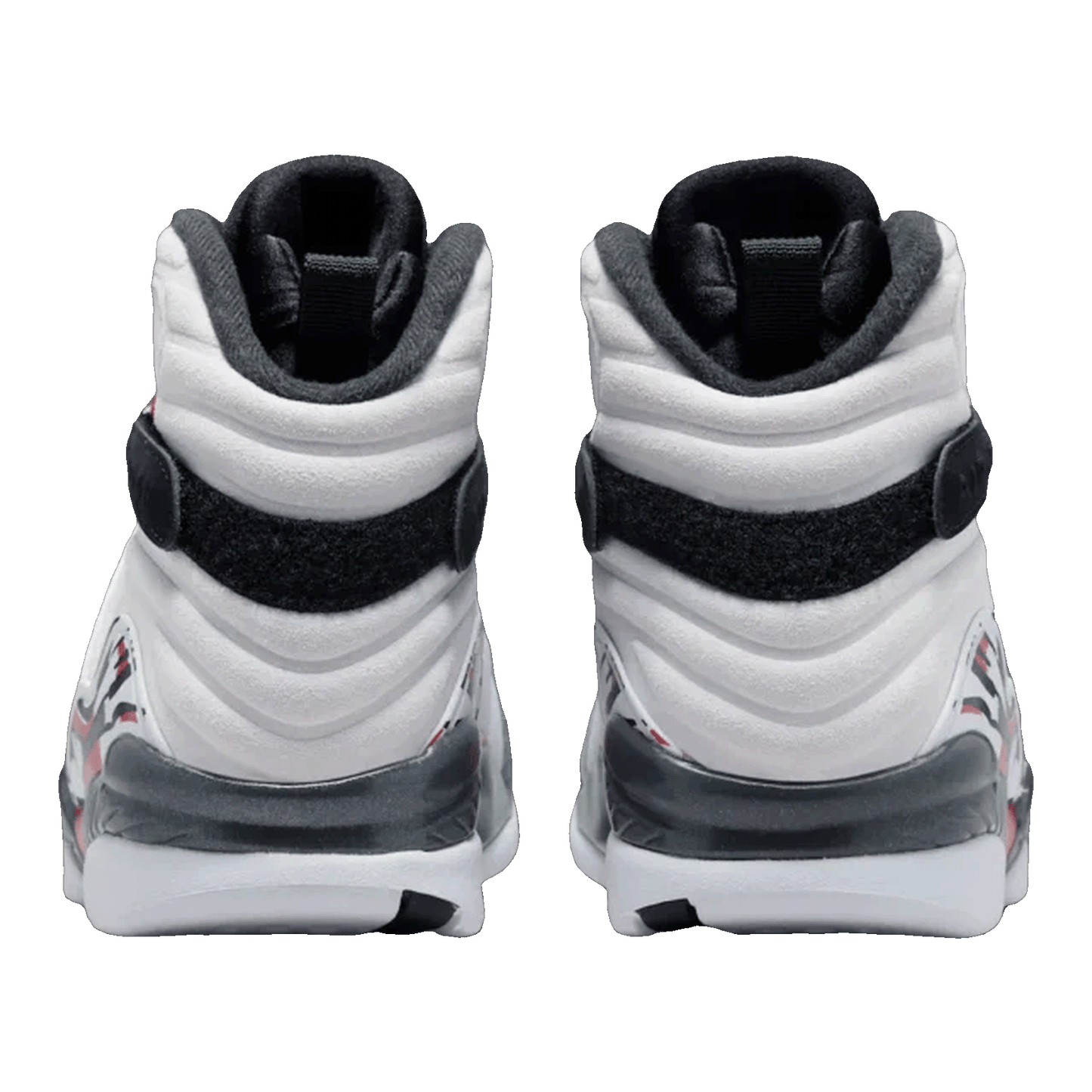 Nike Air Jordan 8 Retro White True Red (2025) (GS) Back 305368-100