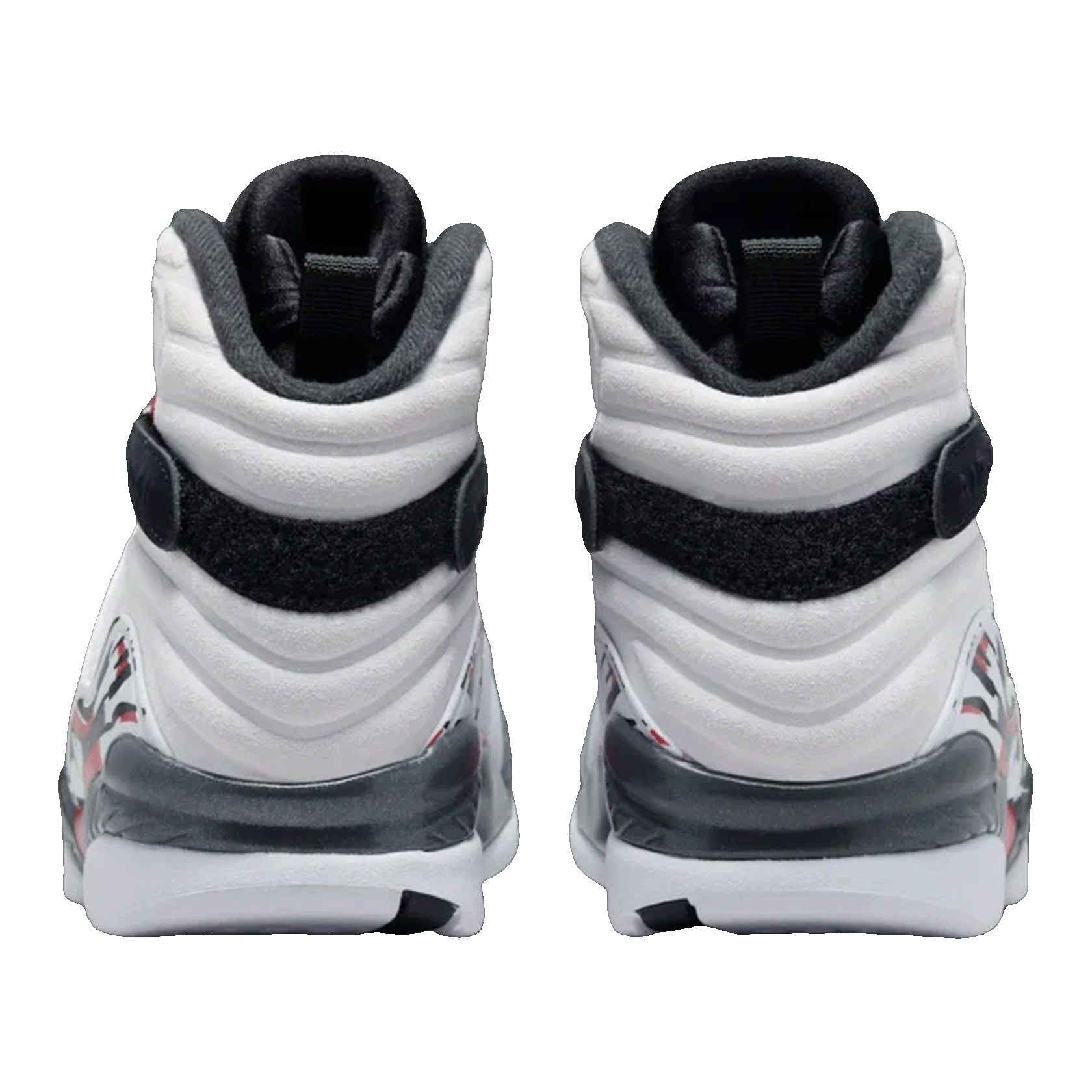 Nike Air Jordan 8 Retro White True Red (2025) (GS) Back 305368-100