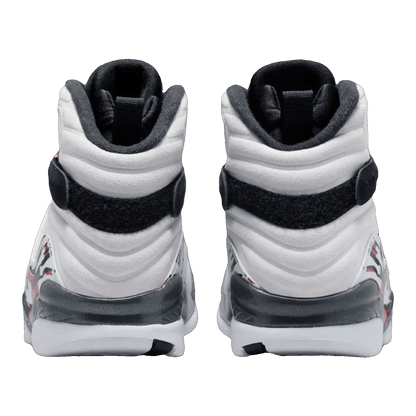 Nike Air Jordan 8 Retro White True Red (2025) (GS) Back 305368-100