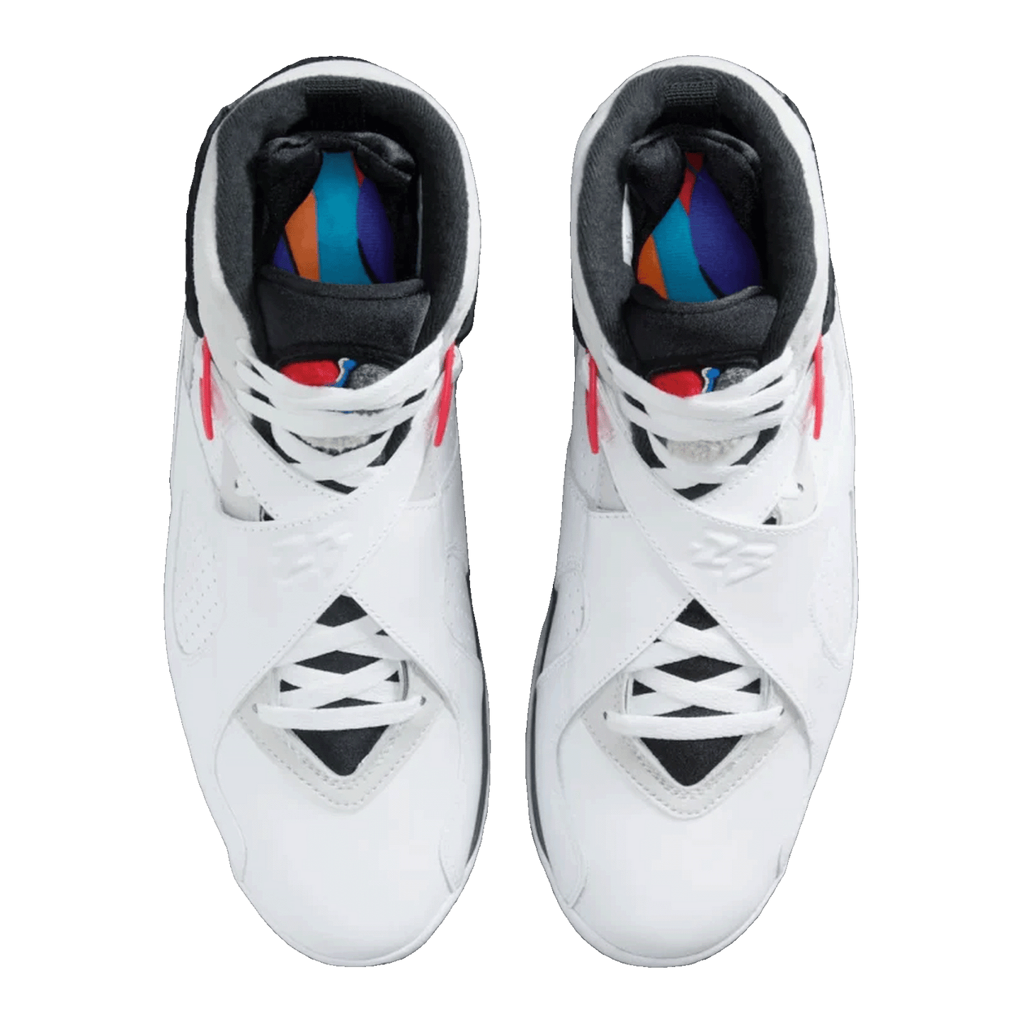 Nike Air Jordan 8 Retro White True Red (2025) Oben 305381-100