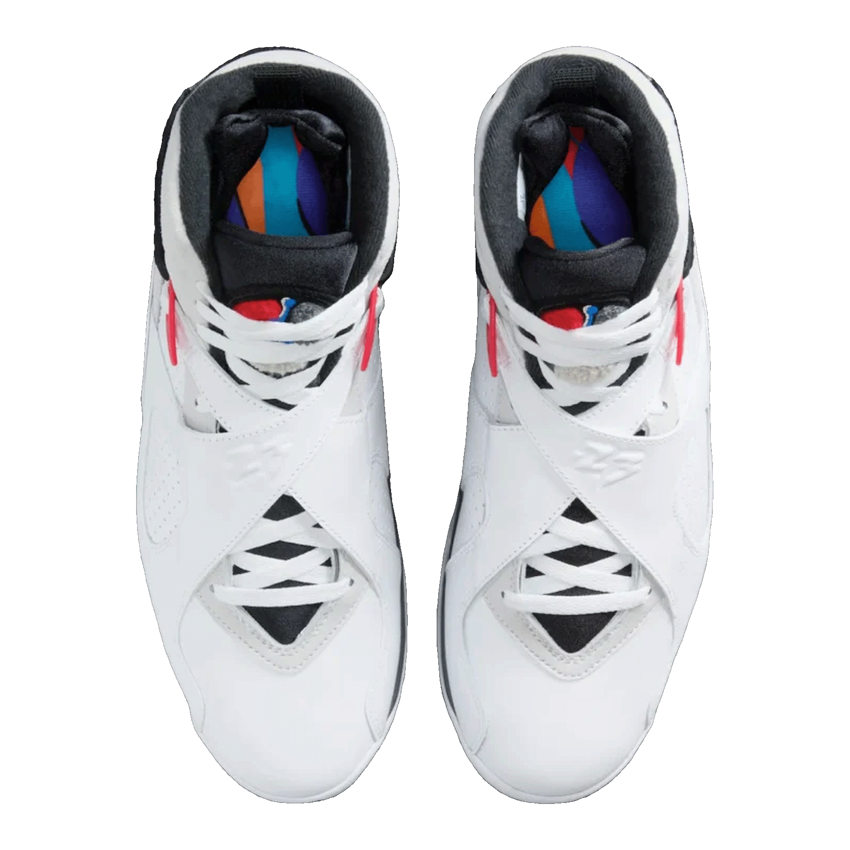 Nike Air Jordan 8 Retro White True Red (2025) Oben 305381-100