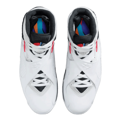 Nike Air Jordan 8 Retro White True Red (2025) Oben 305381-100