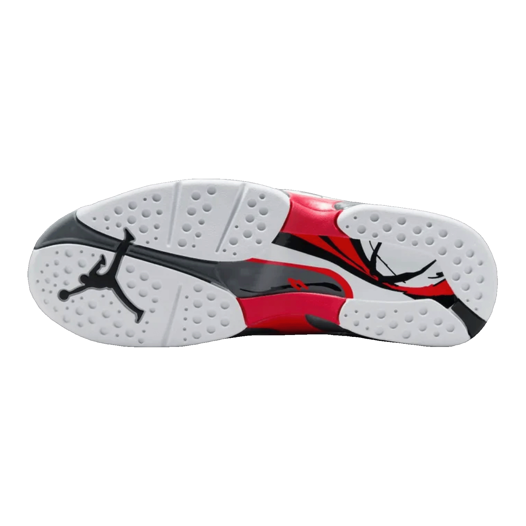 Nike Air Jordan 8 Retro White True Red (2025) Sohle 305381-100