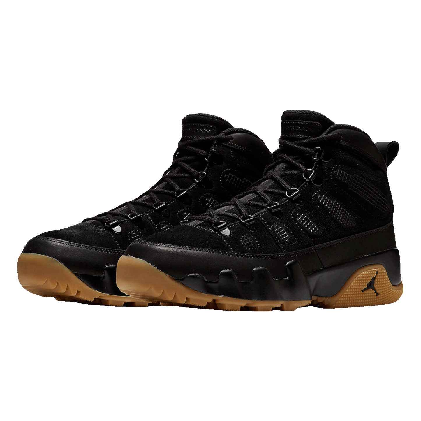 Nike Air Jordan 9 Retro Boot NRG Black Light Gum Side