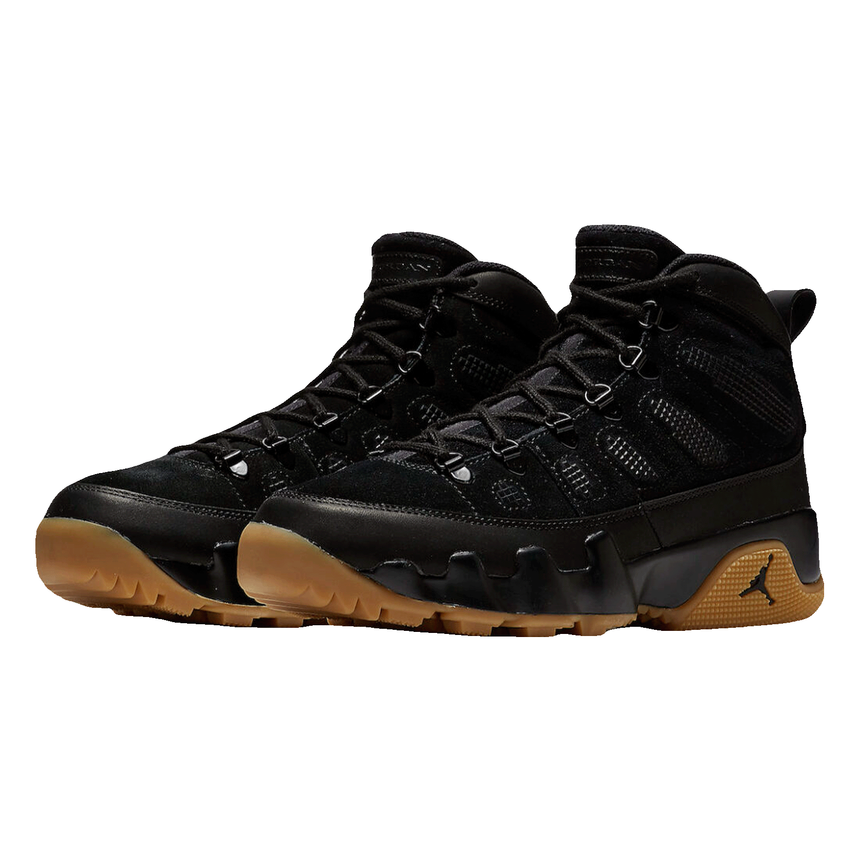 Nike Air Jordan 9 Retro Boot NRG Black Light Gum Side