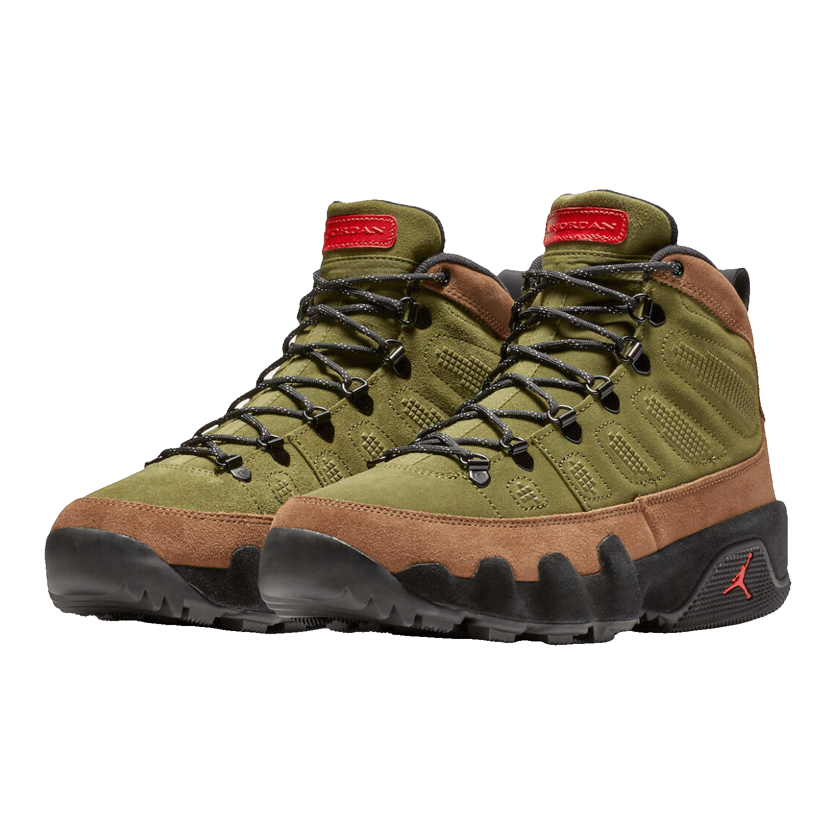 Nike Air Jordan 9 Retro Boot NRG Military Brown Legion Green Side AR4491-200