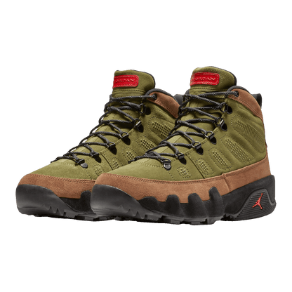 Nike Air Jordan 9 Retro Boot NRG Military Brown Legion Green Side AR4491-200