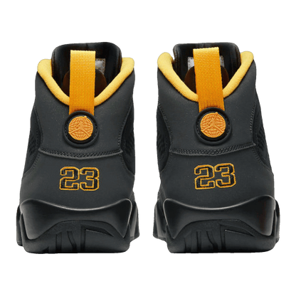 Nike Air Jordan 9 Retro Dark Charcoal University Gold (GS) Back 302359-070