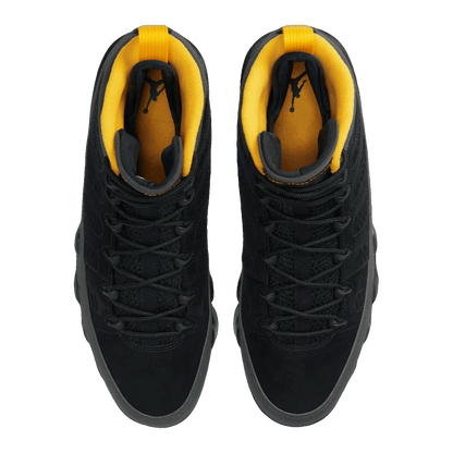 Nike Air Jordan 9 Retro Dark Charcoal University Gold (GS) Oben 302359-070