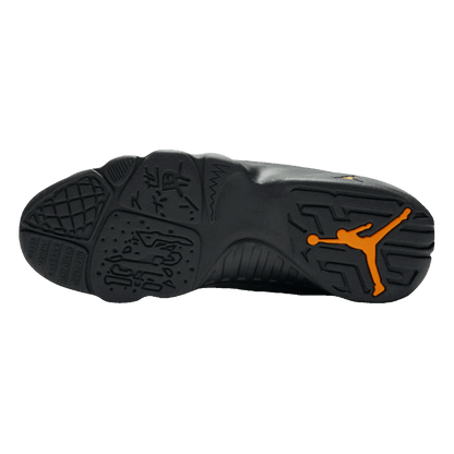 Nike Air Jordan 9 Retro Dark Charcoal University Gold Sohle