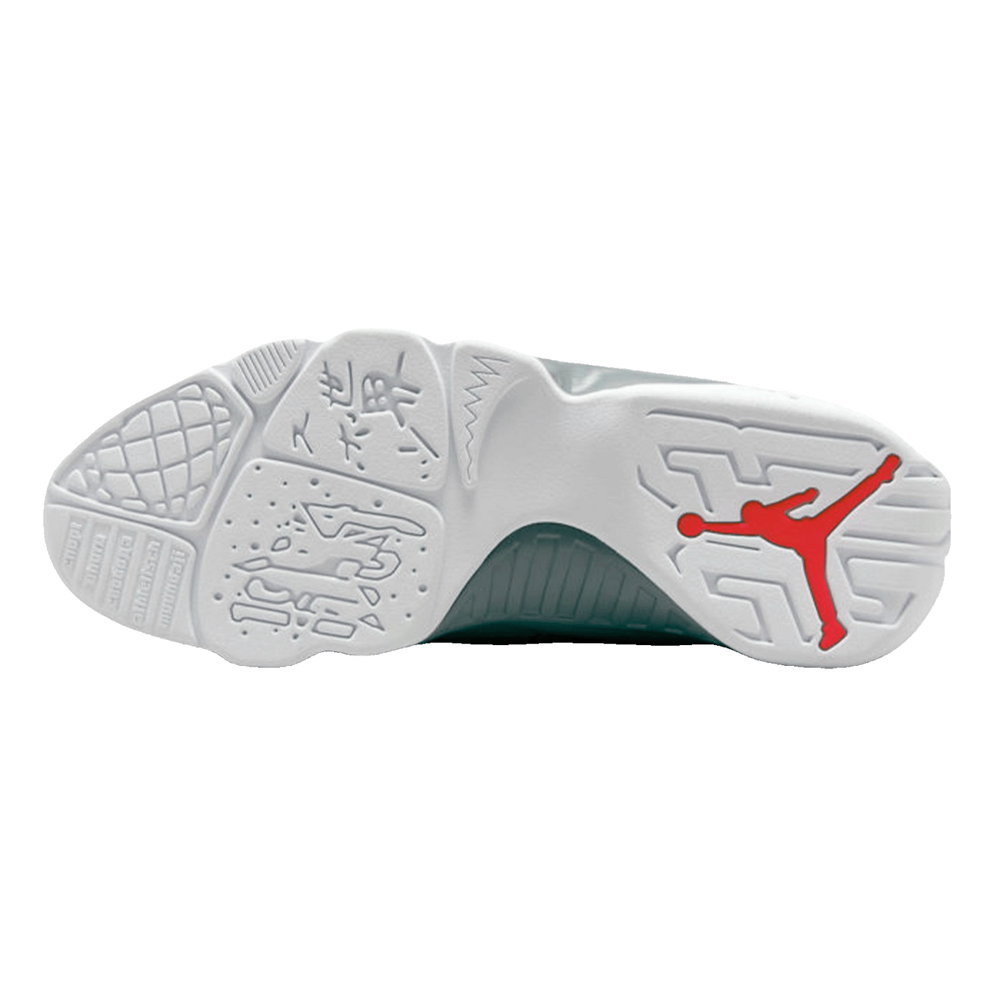 Nike Air Jordan 9 Retro Fire Red (GS) Sohle