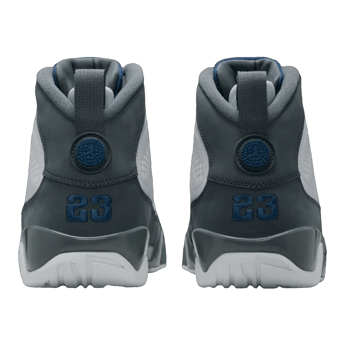 Nike Air Jordan 9 Retro Flint Grey French Blue (2026) (GS) Back HV4574-100