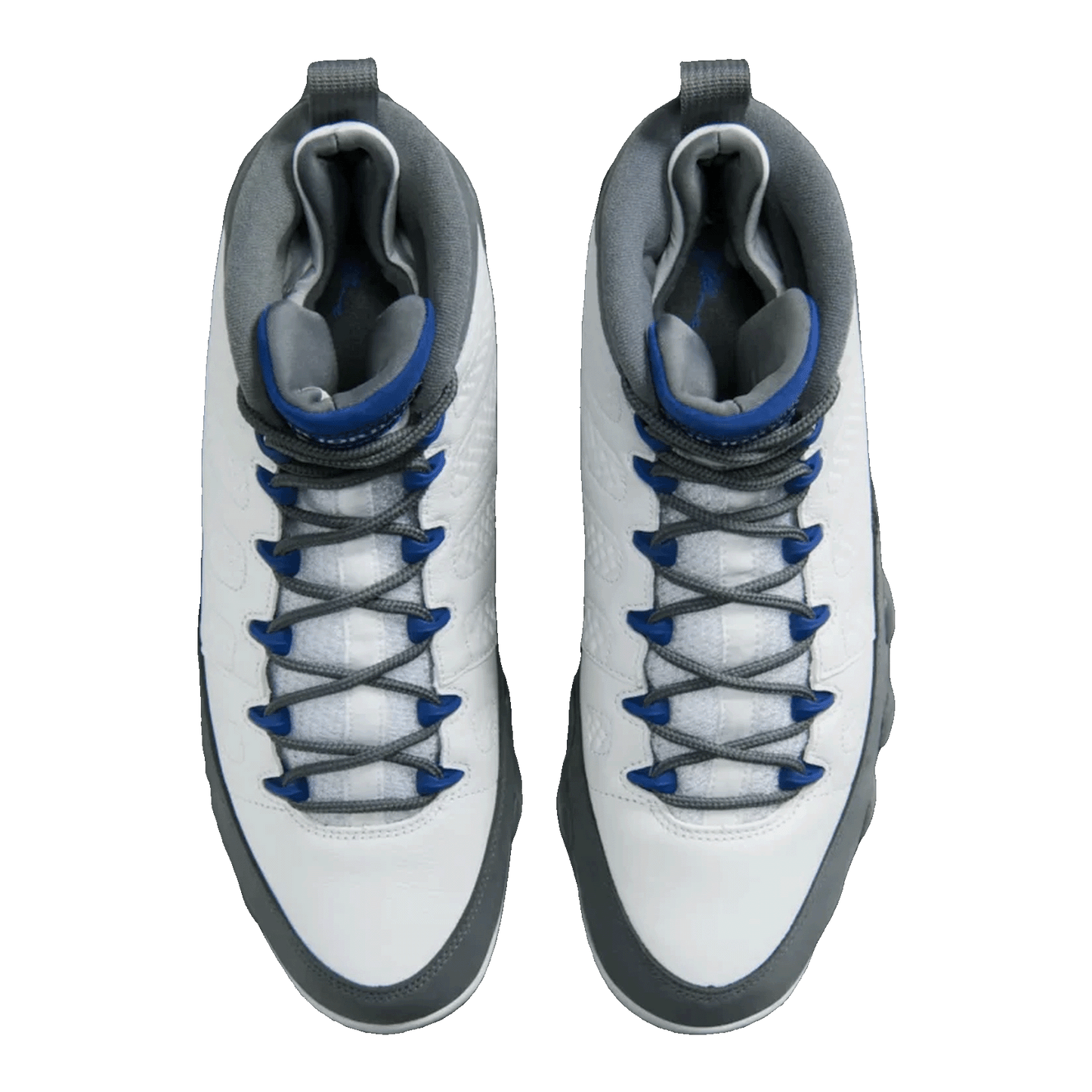 Nike Air Jordan 9 Retro Flint Grey French Blue (2026) (GS) Oben HV4574-100