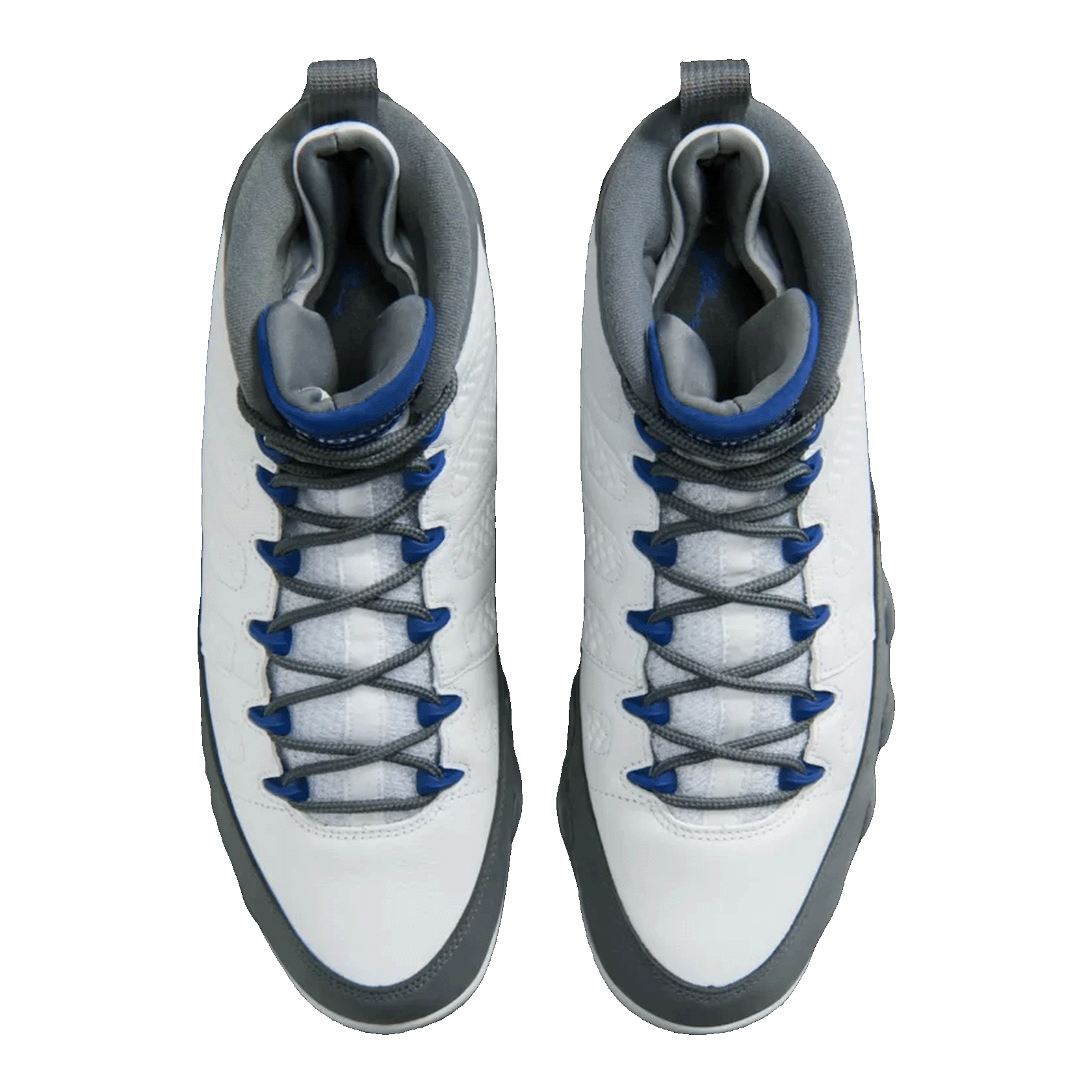 Nike Air Jordan 9 Retro Flint Grey French Blue (2026) (GS) Oben HV4574-100