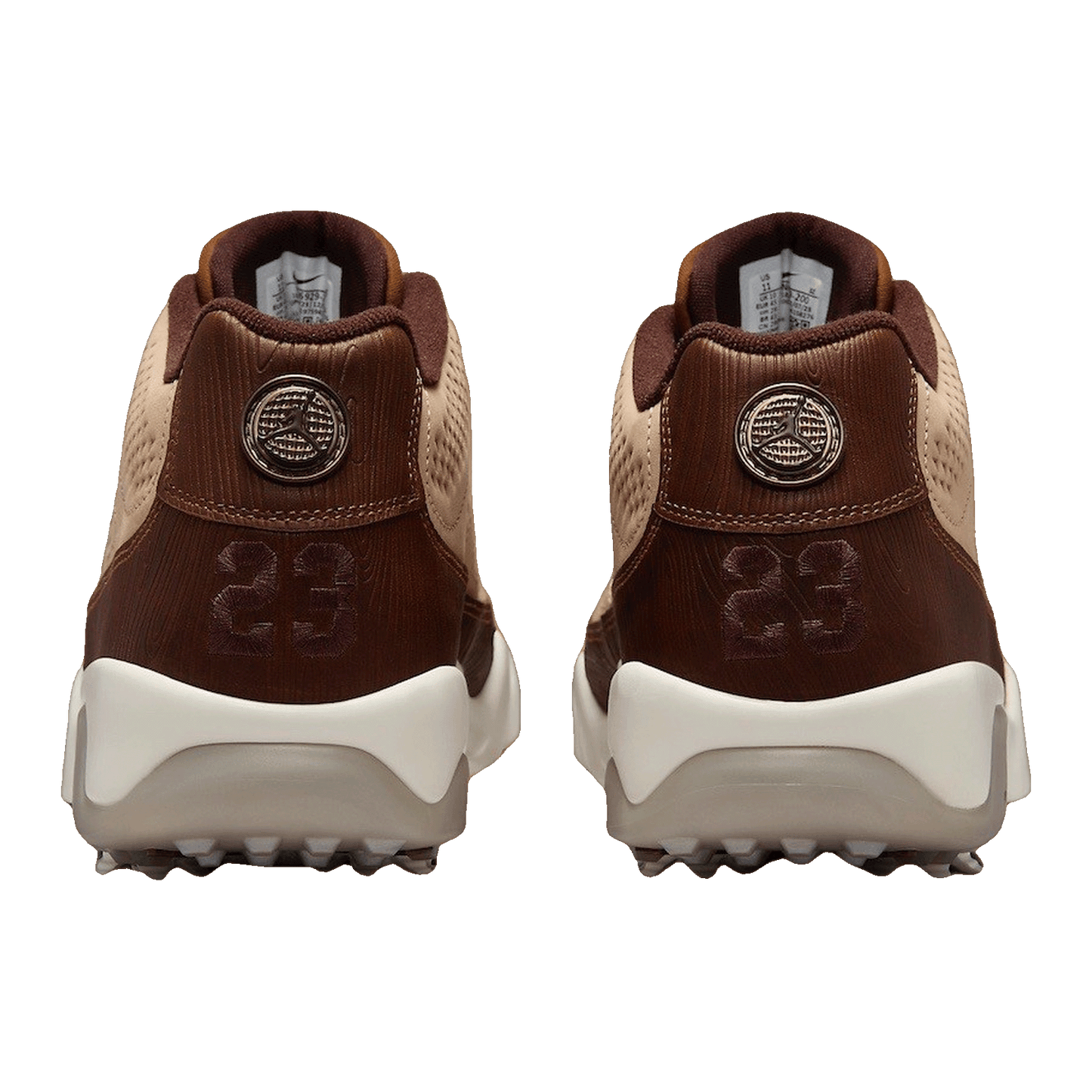 Nike Air Jordan 9 Retro Low Golf Happy Life Wood Woodgrain Back FN6929-200