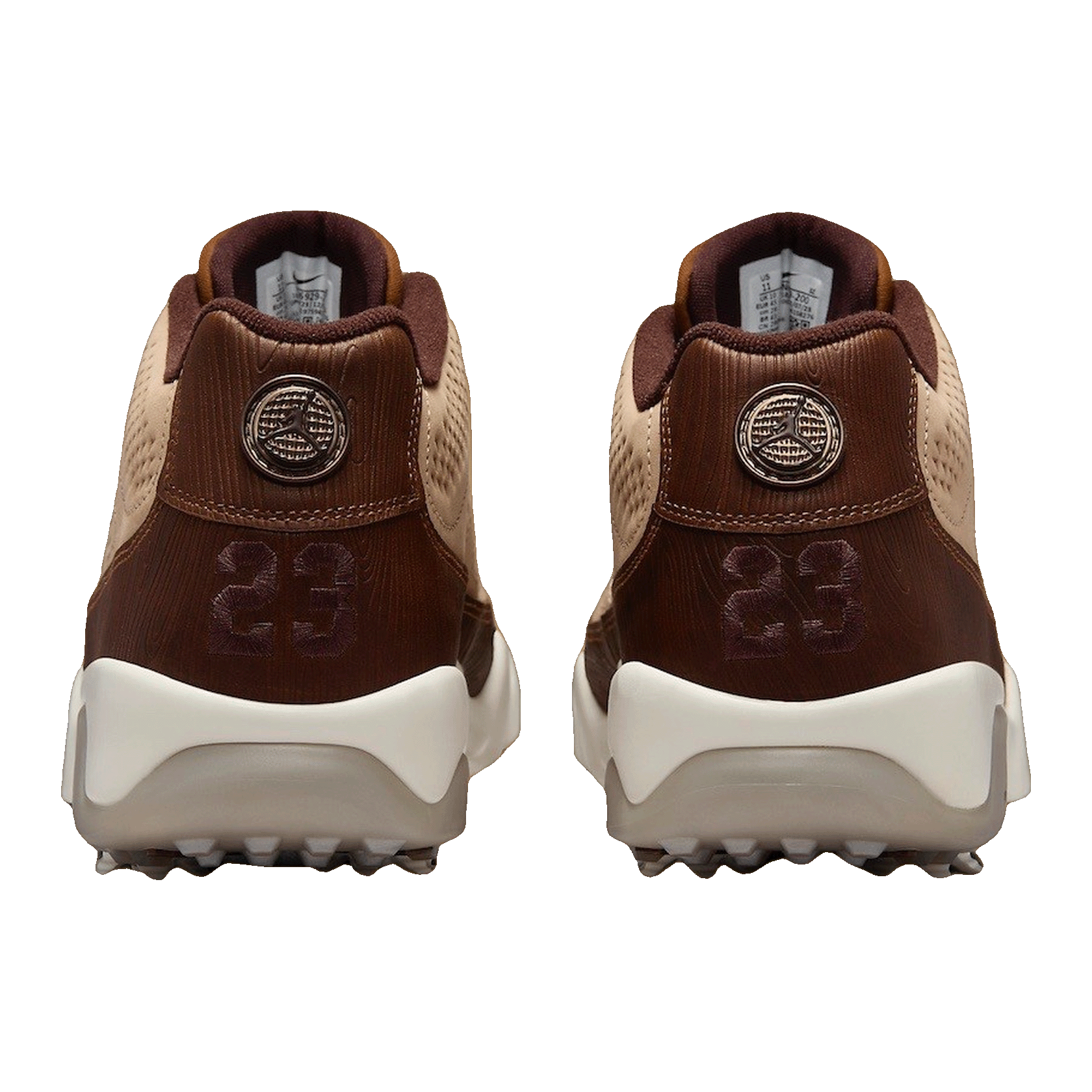 Nike Air Jordan 9 Retro Low Golf Happy Life Wood Woodgrain Back FN6929-200