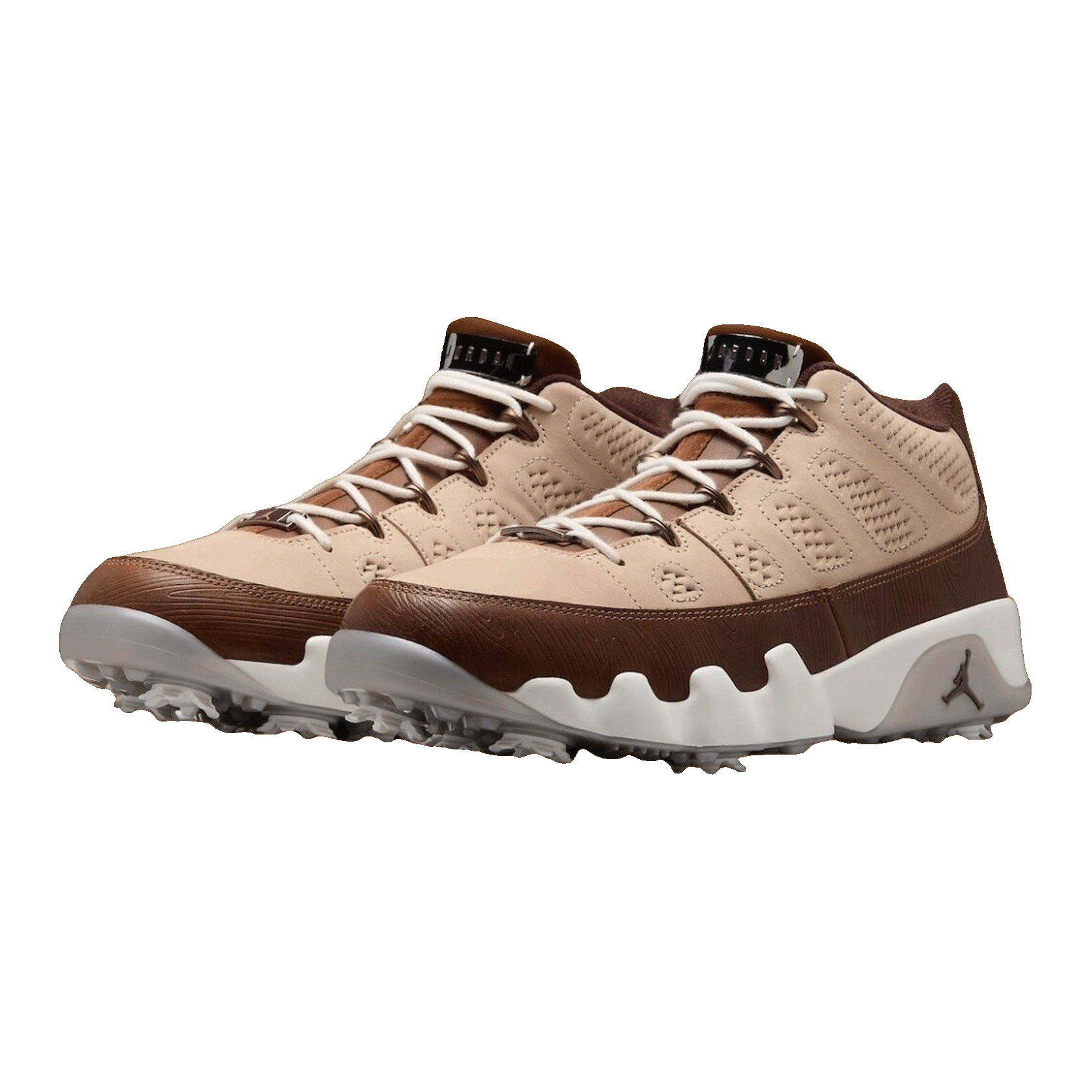 Nike Air Jordan 9 Retro Low Golf Happy Life Wood Woodgrain Side FN6929-200