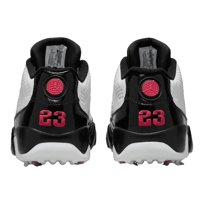 Nike Air Jordan 9 Retro Low Golf White Black True Red Back FJ5934-100