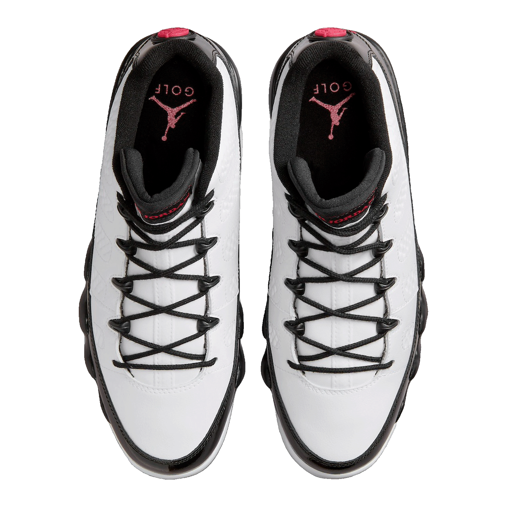 Nike Air Jordan 9 Retro Low Golf White Black True Red Oben FJ5934-100