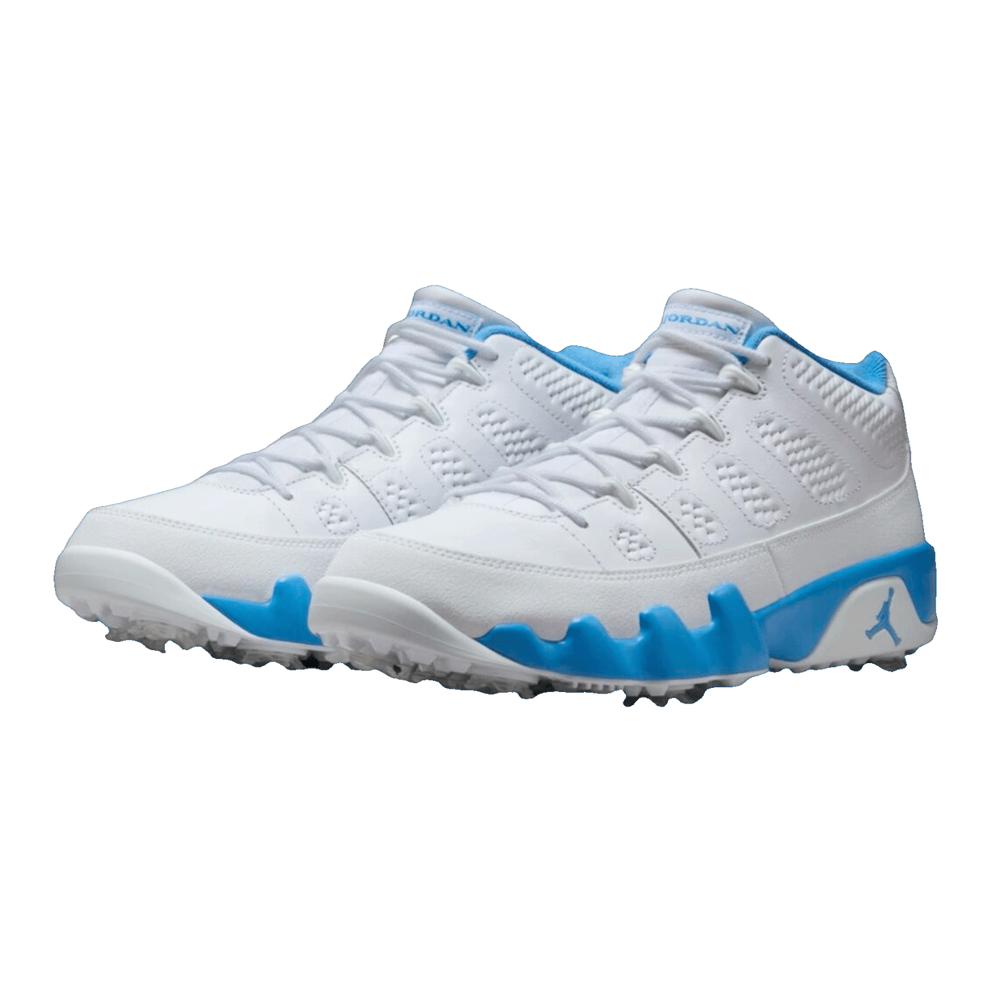 Nike Air Jordan 9 Retro Low Golf White University Blue Side FJ5934-101