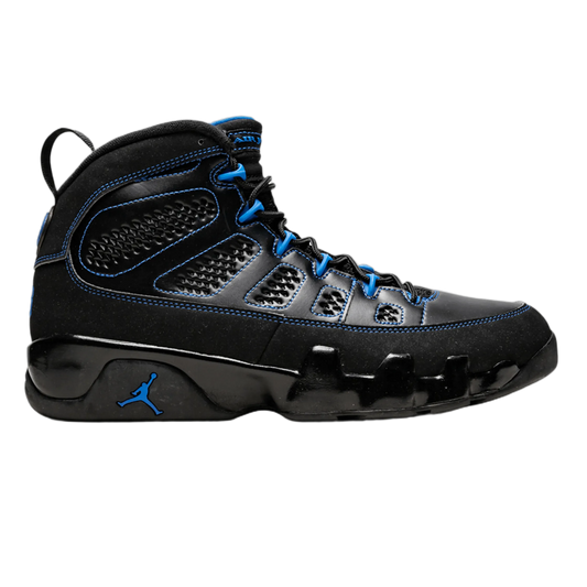 Nike Air Jordan 9 Retro Photo Blue Black Bottom (B-Grade) 302370-007b