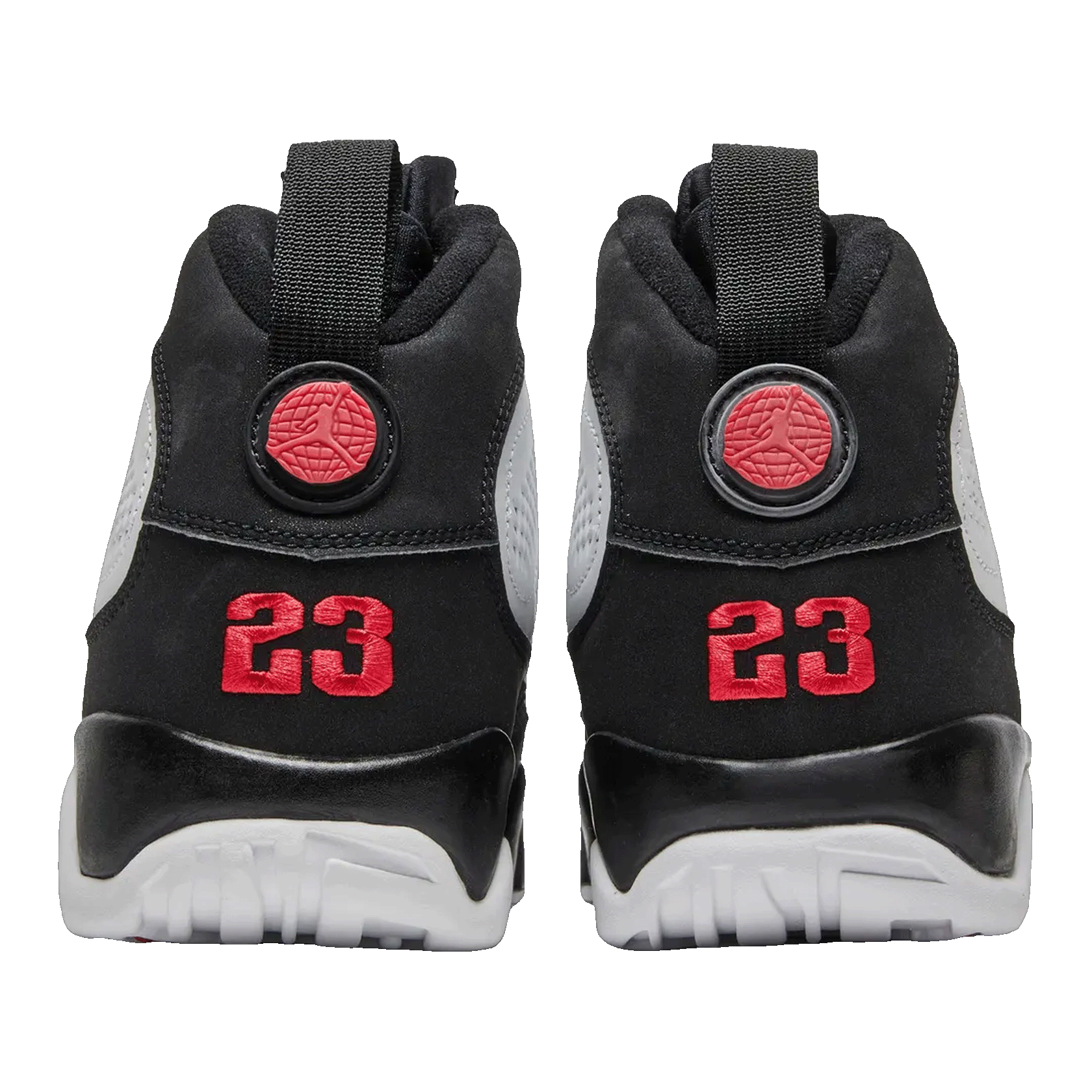 Nike Air Jordan 9 Retro White Black Red (2002) Back 302370-101