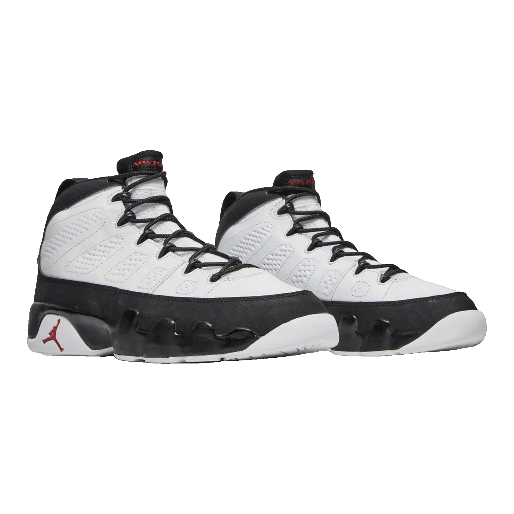 Nike Air Jordan 9 Retro White Black Red (2002) Side 302370-101