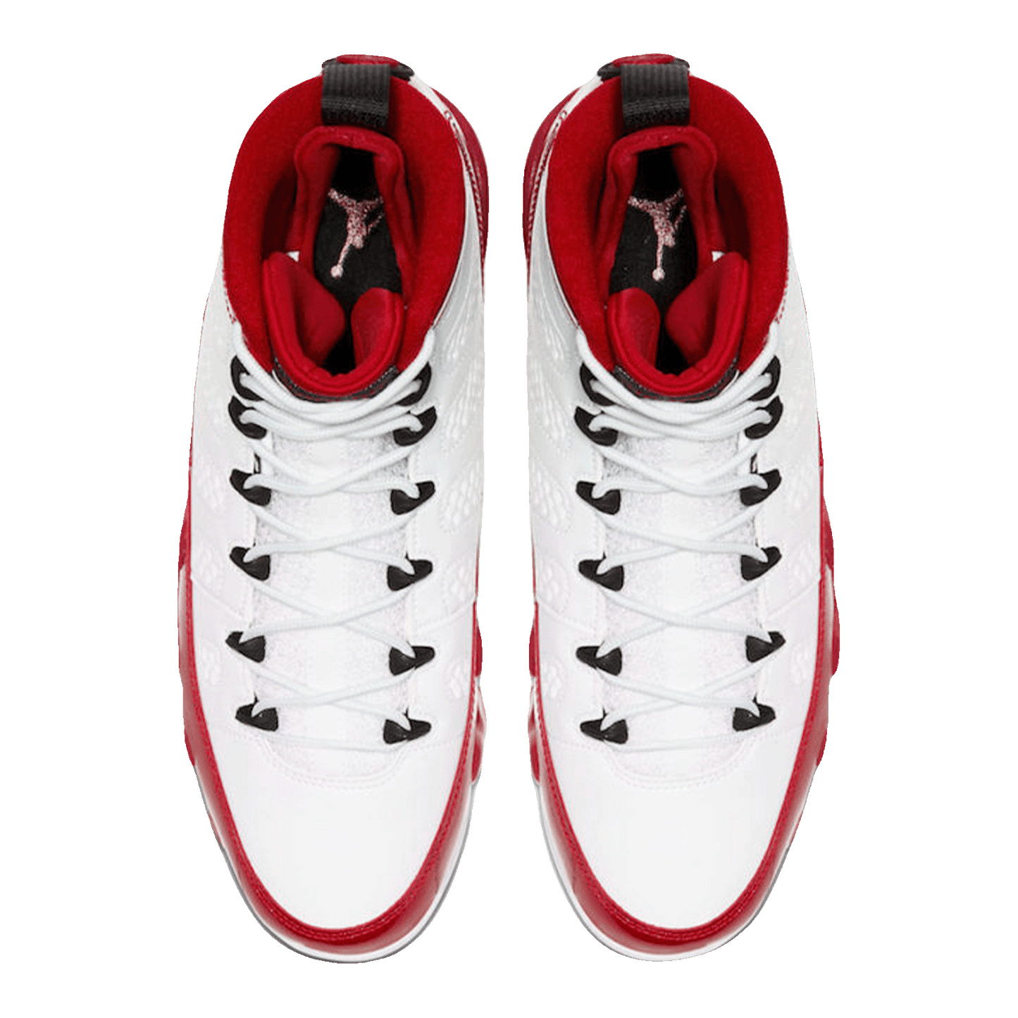 Nike Air Jordan 9 Retro White Gym Red Oben