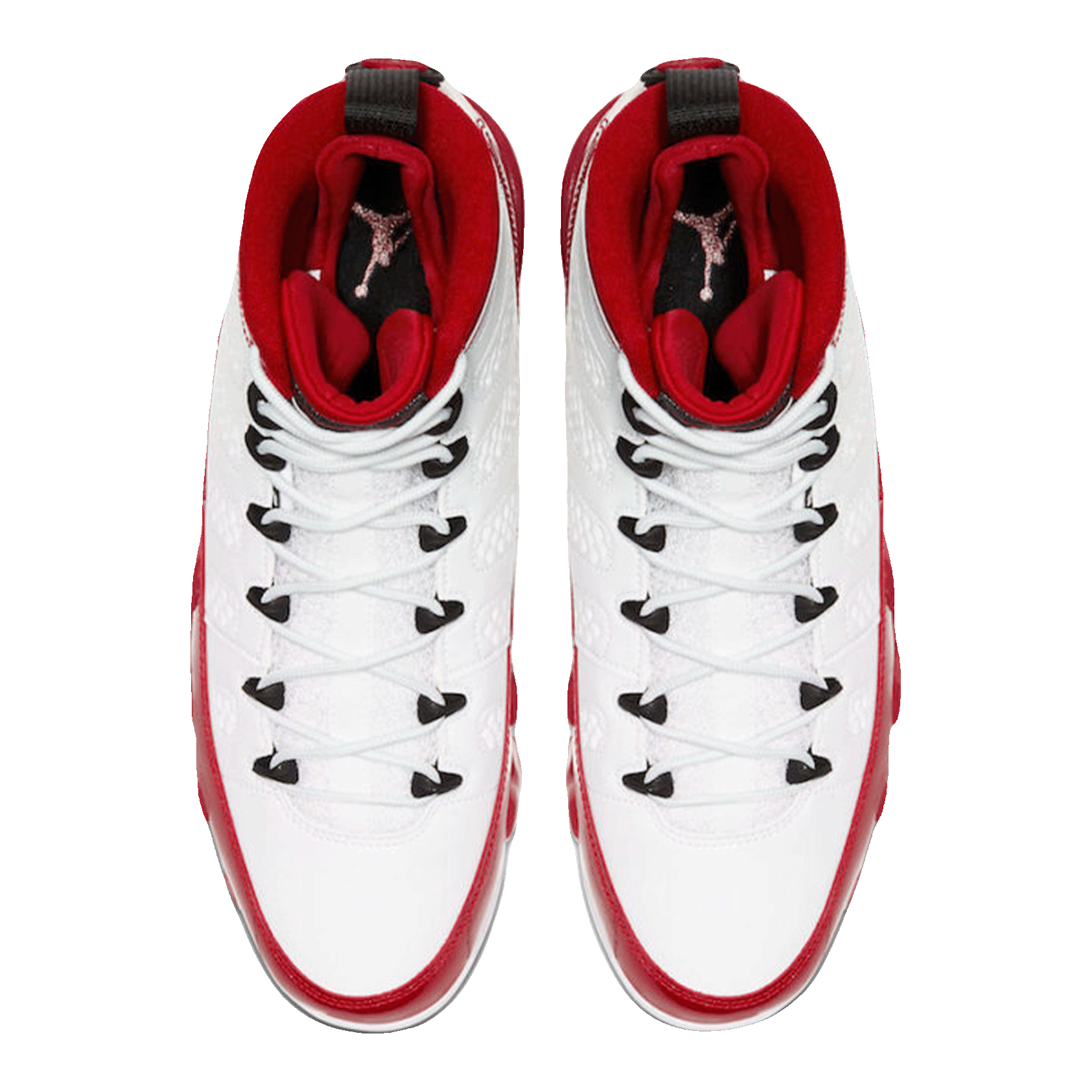 Nike Air Jordan 9 Retro White Gym Red Oben