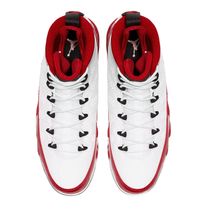 Nike Air Jordan 9 Retro White Gym Red Oben
