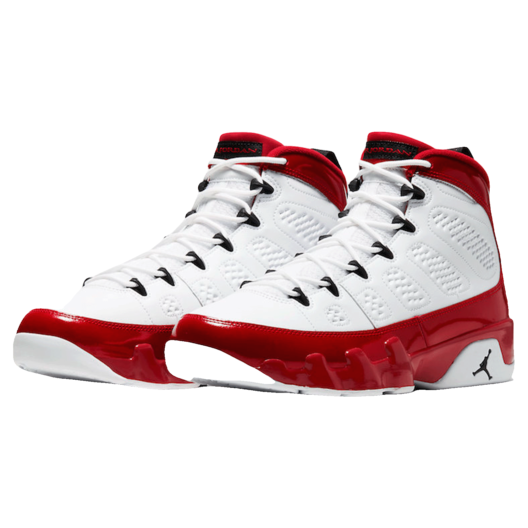Nike Air Jordan 9 Retro White Gym Red Side