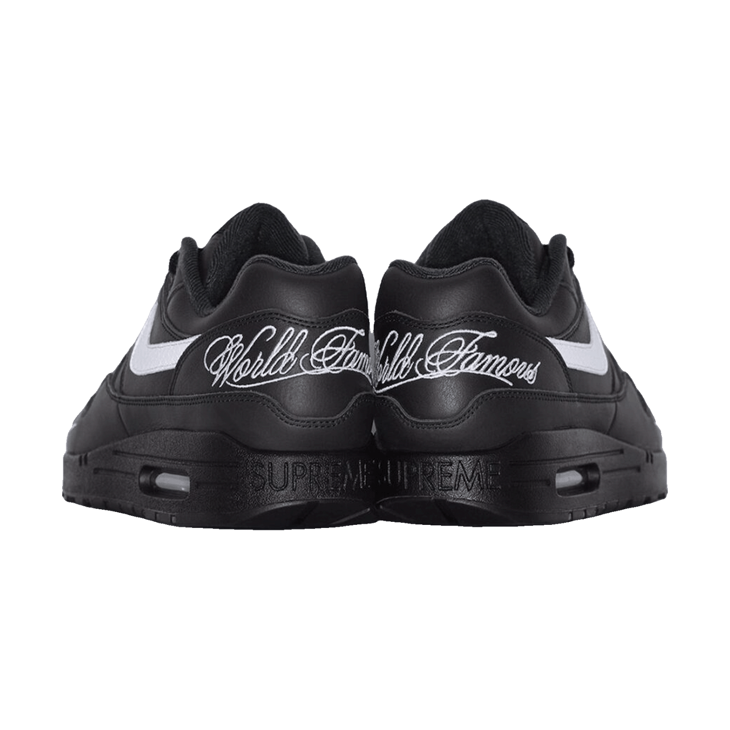 Nike Air Max 1 '87 SP Supreme Black White Back