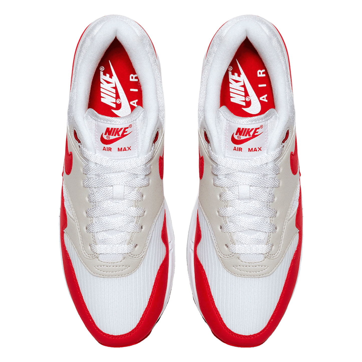 Nike Air Max 1 Anniversary Red (2017/2018 Restock Pair) Oben