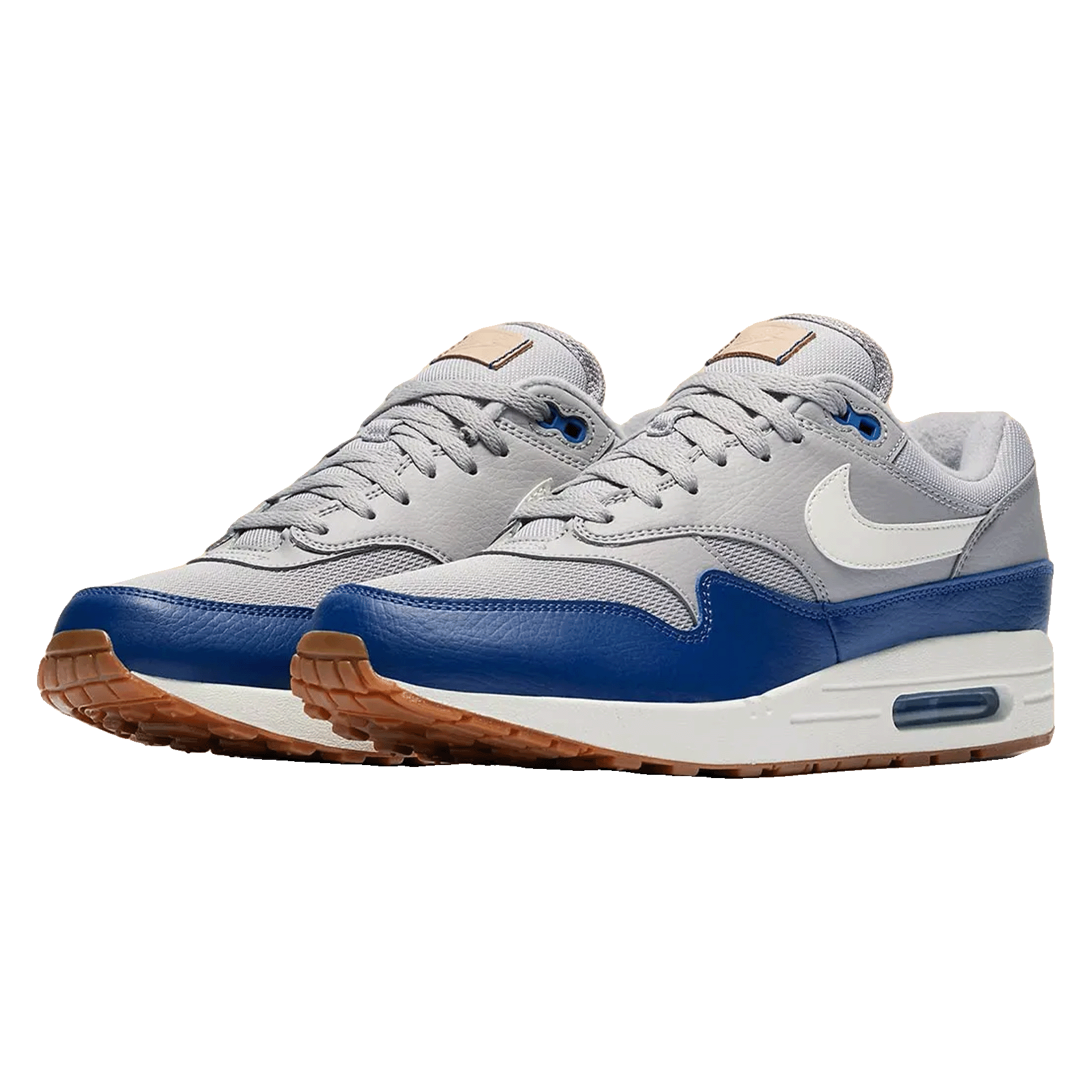 Nike Air Max 1 Atmosphere Grey Deep Royal Blue Side