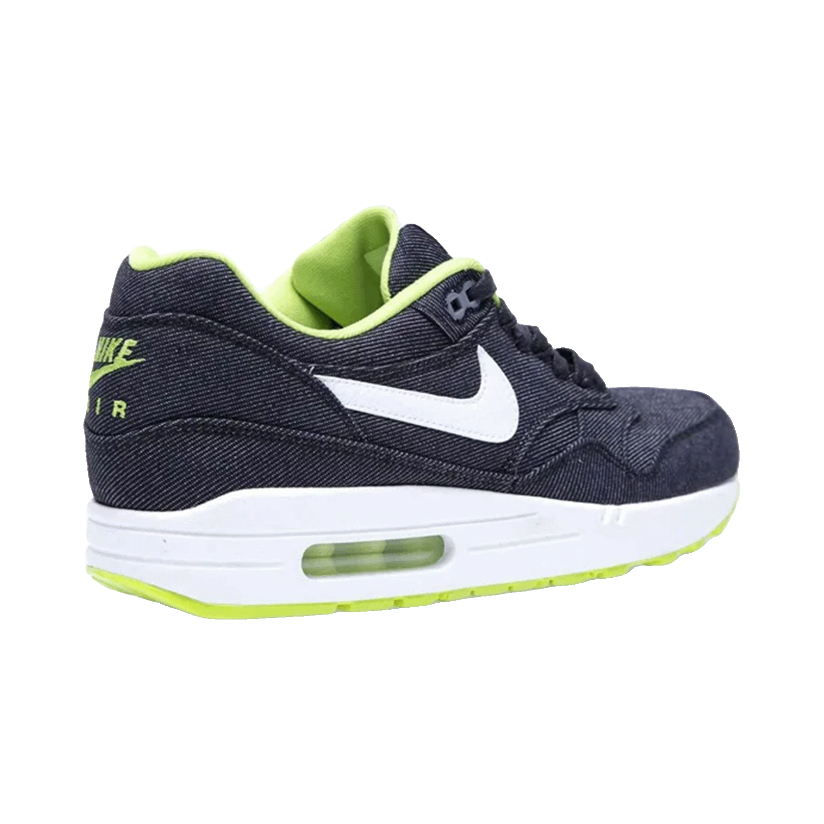 Nike Air Max 1 Black Denim Cyber Back