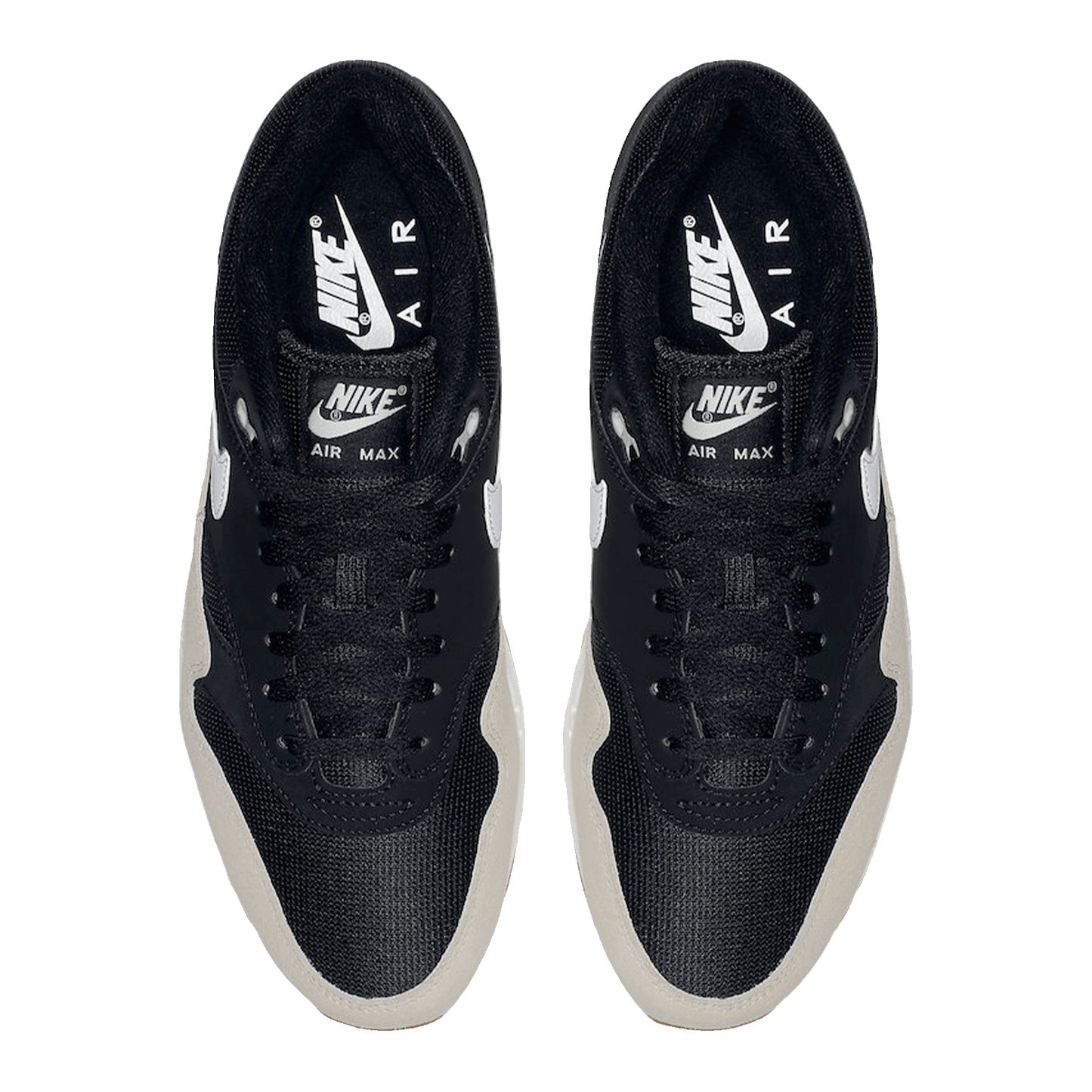 Nike Air Max 1 Black Light Bone White Oben