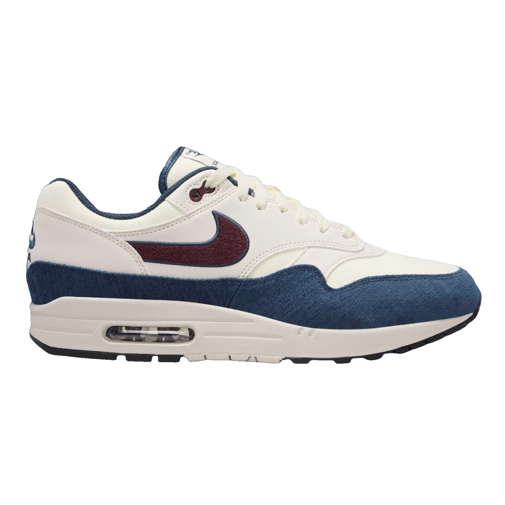 Nike Air Max 1 Coconut Milk Burgundy Crush Navy