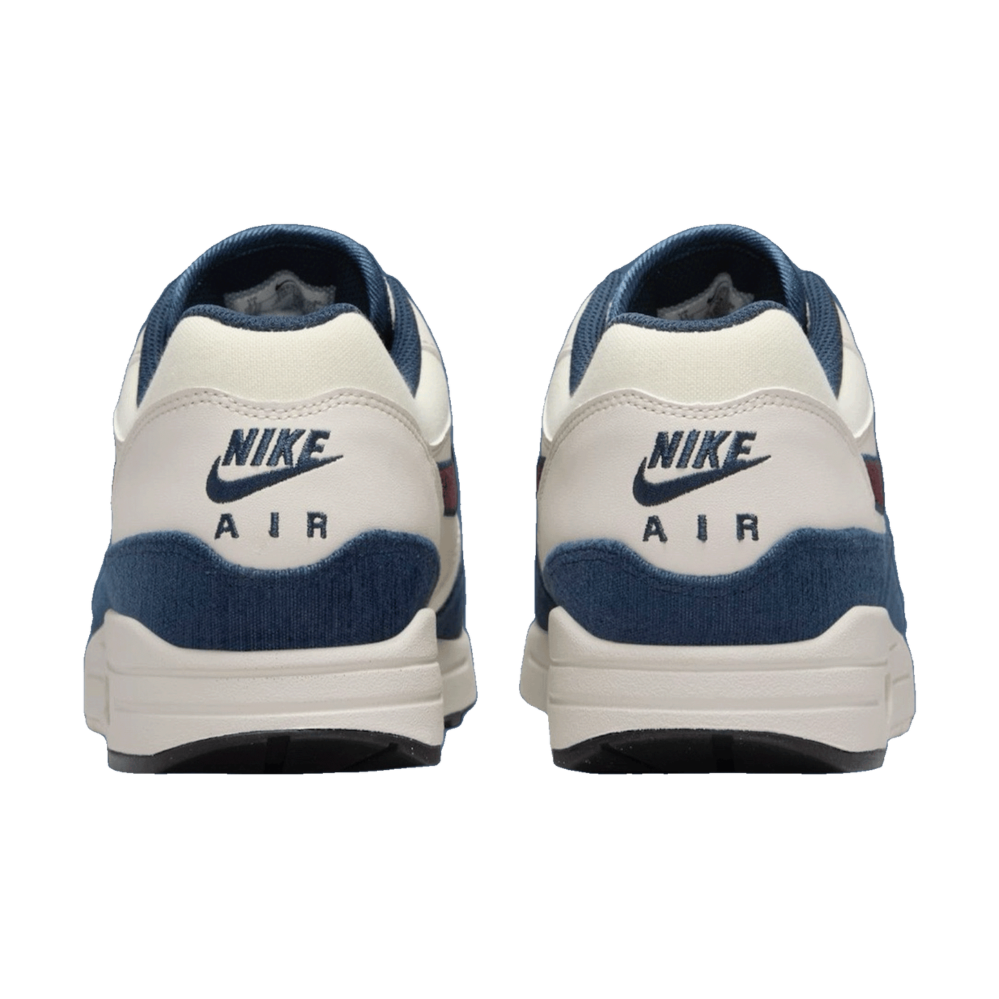 Nike Air Max 1 Coconut Milk Burgundy Crush Navy Back