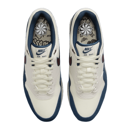Nike Air Max 1 Coconut Milk Burgundy Crush Navy Oben