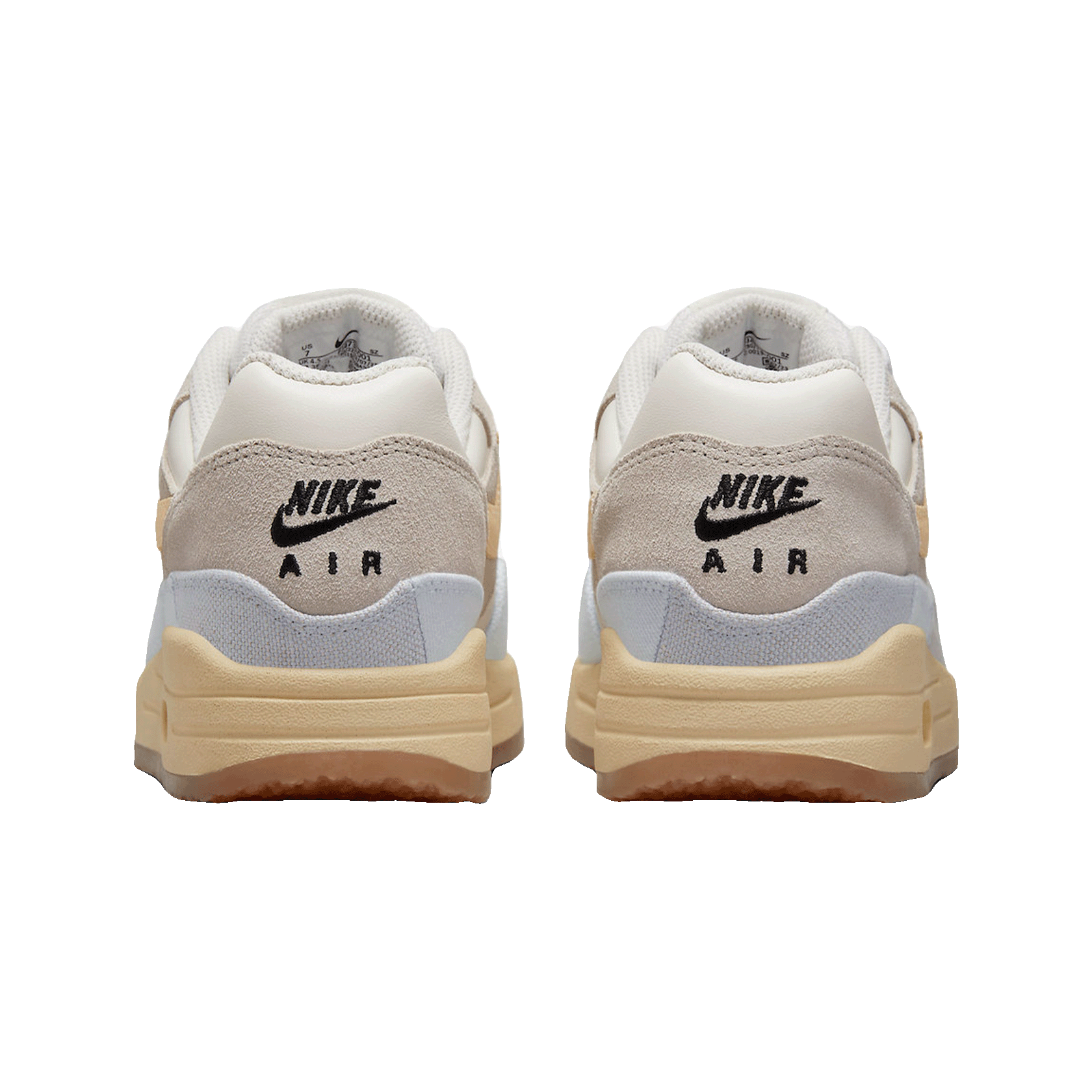 Nike Air Max 1 Crepe Soft Grey Back