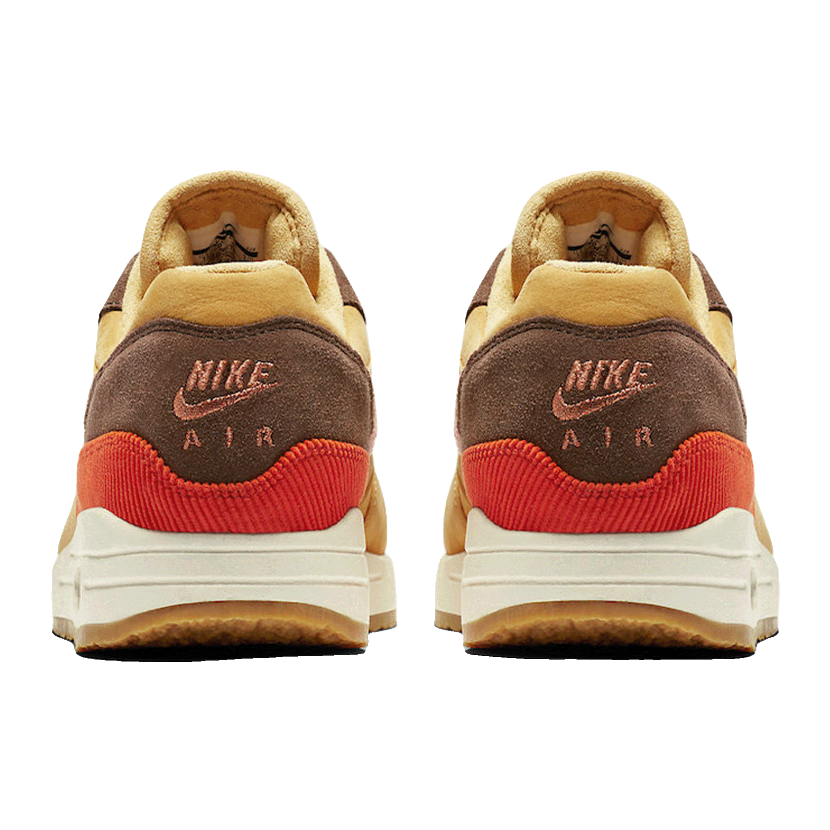 Nike Air Max 1 Crepe Wheat Gold Rust Pink Back