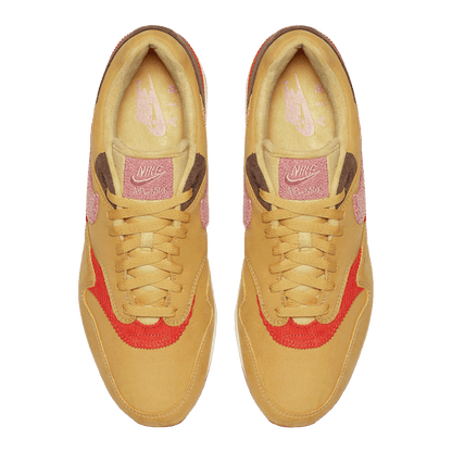 Nike Air Max 1 Crepe Wheat Gold Rust Pink Oben