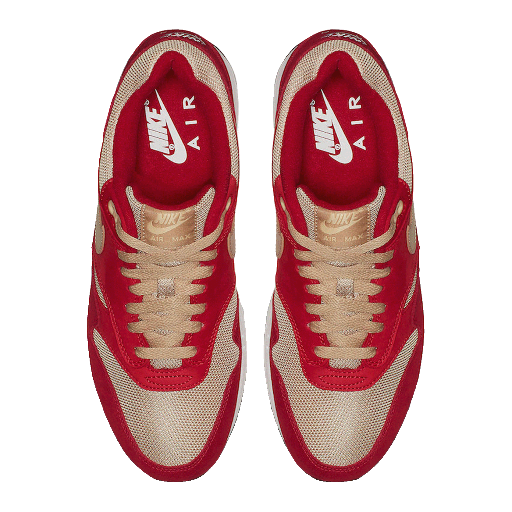 Nike Air Max 1 Curry Pack (Red) Oben