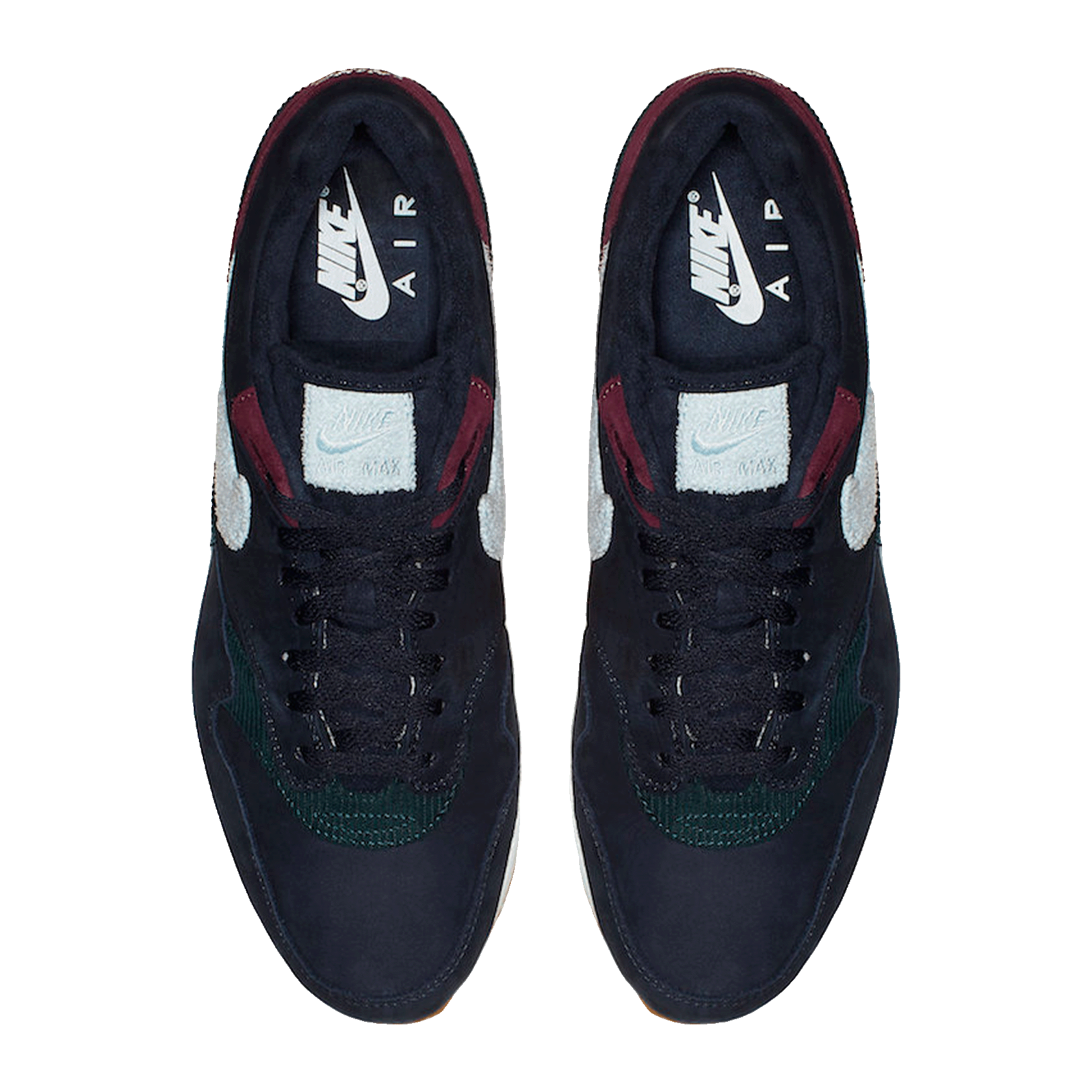 Nike Air Max 1 Dark Obsidian Crepe Sole Oben