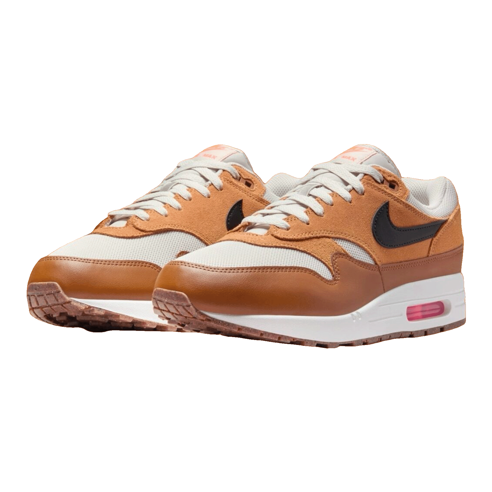 Nike Air Max 1 Essential British Tan Light Bone Side