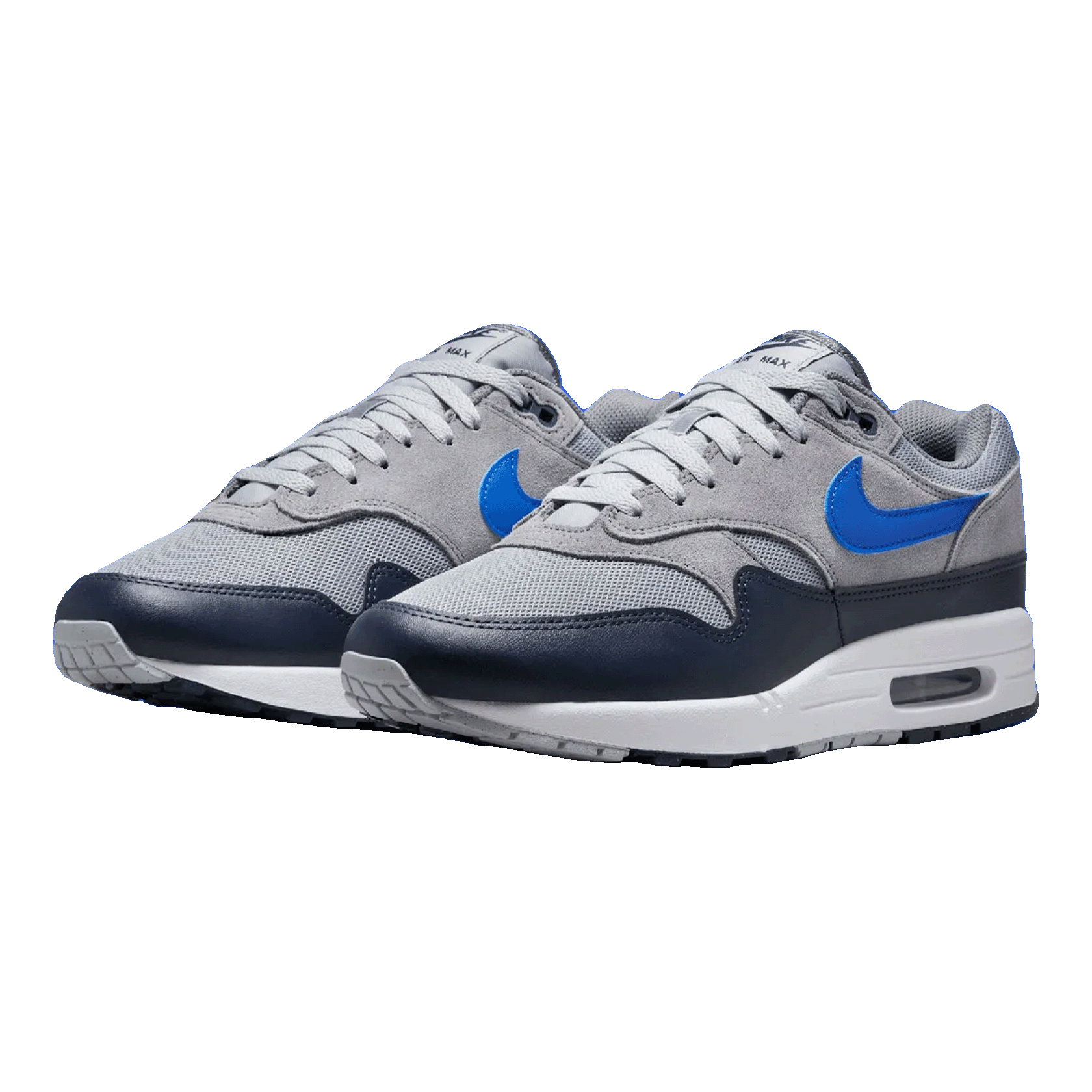 Nike Air Max 1 Essential Navy Grey Royal Side