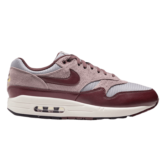 Nike Air Max 1 Essential PRM Cement Grey Burgundy Crush