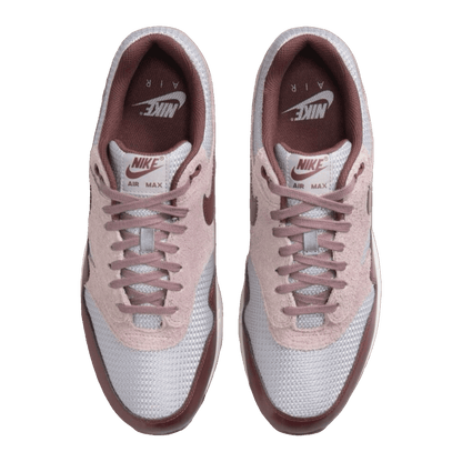 Nike Air Max 1 Essential PRM Cement Grey Burgundy Crush Oben